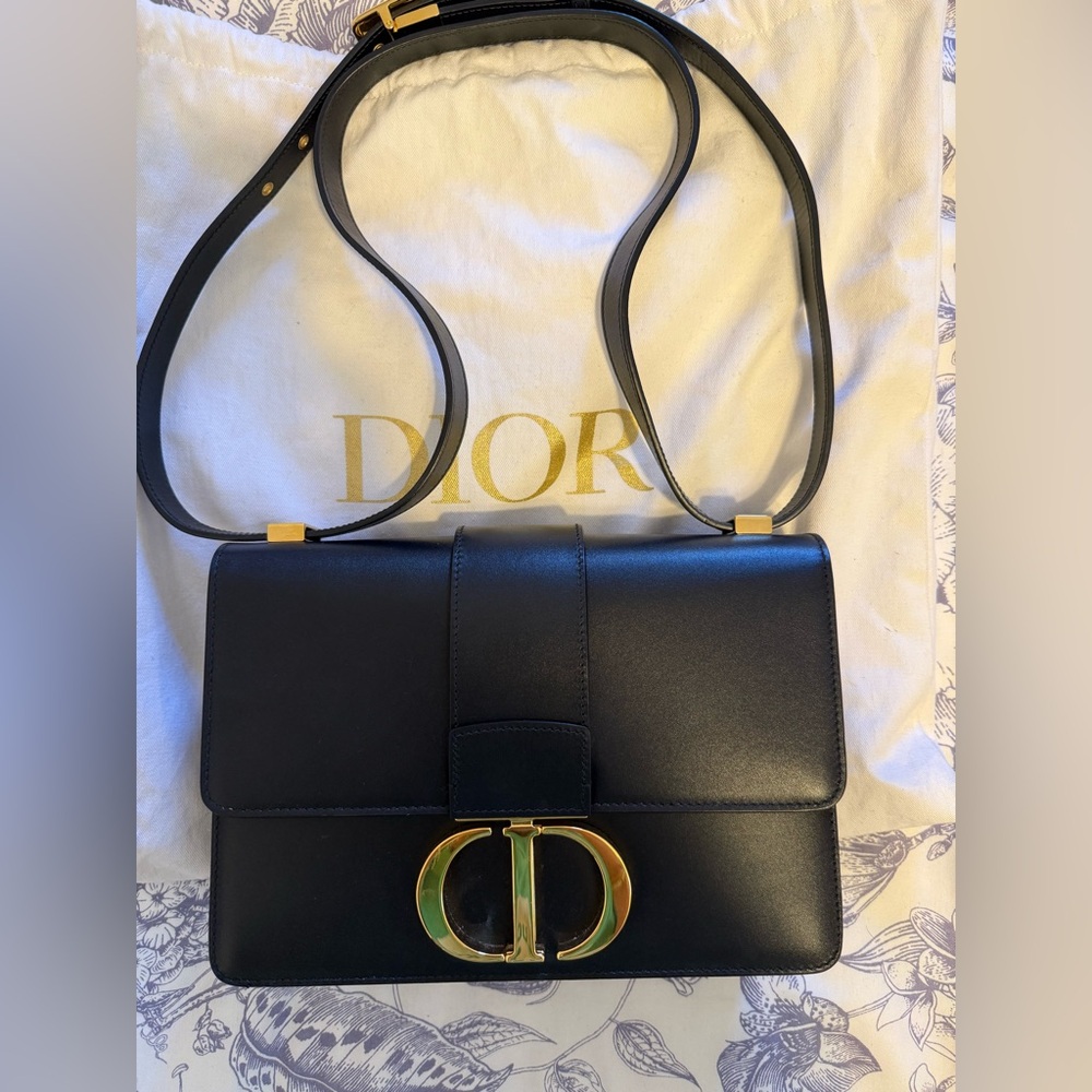 Christian Dior Montaigne 30 - Black Box Calfskin - Picture 2 of 10